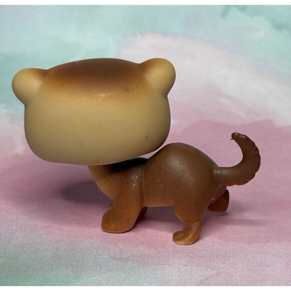 LPS Littlest Pet Shop Lot of 2- #209 Brown Tan Ferret and #334 Red Brown Ferret - Picture 3 of 13